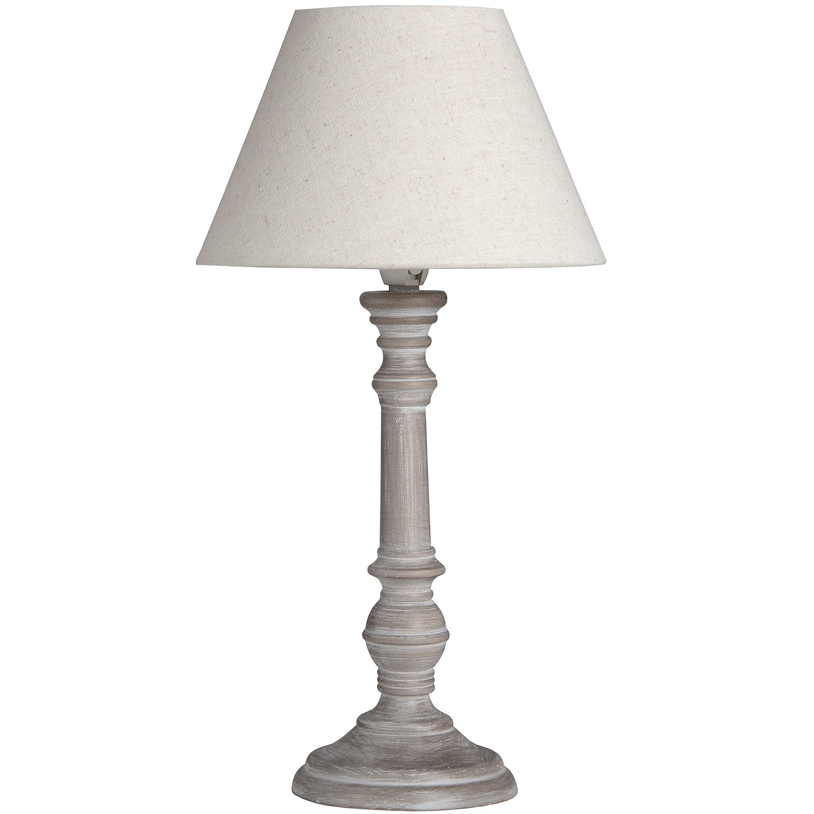Harper Washed Wood Table Lamp - Image 2