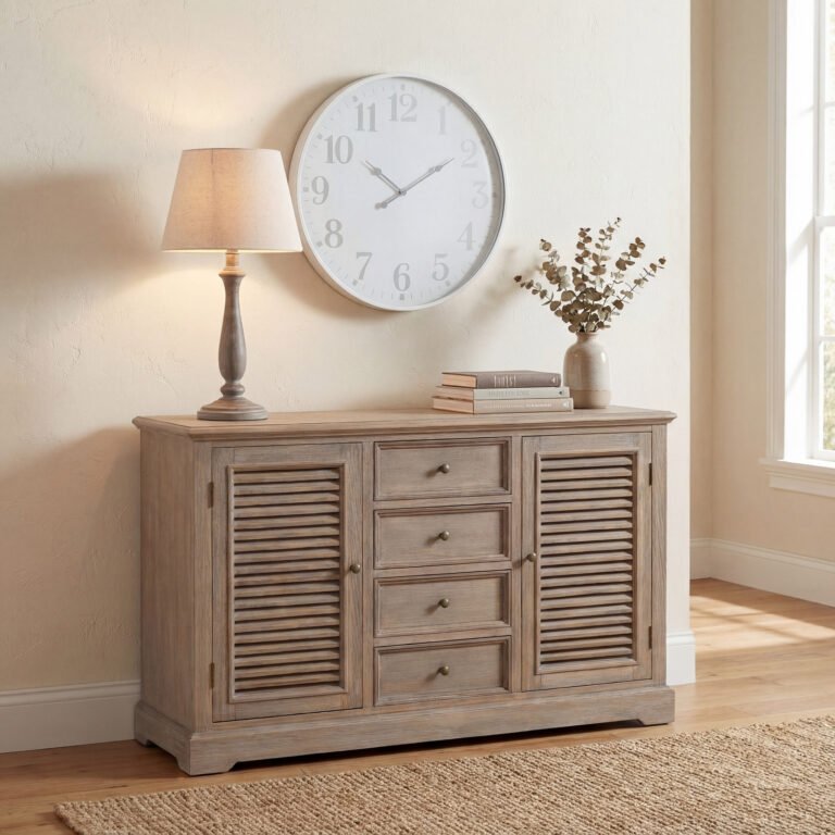 washed wood table lamp