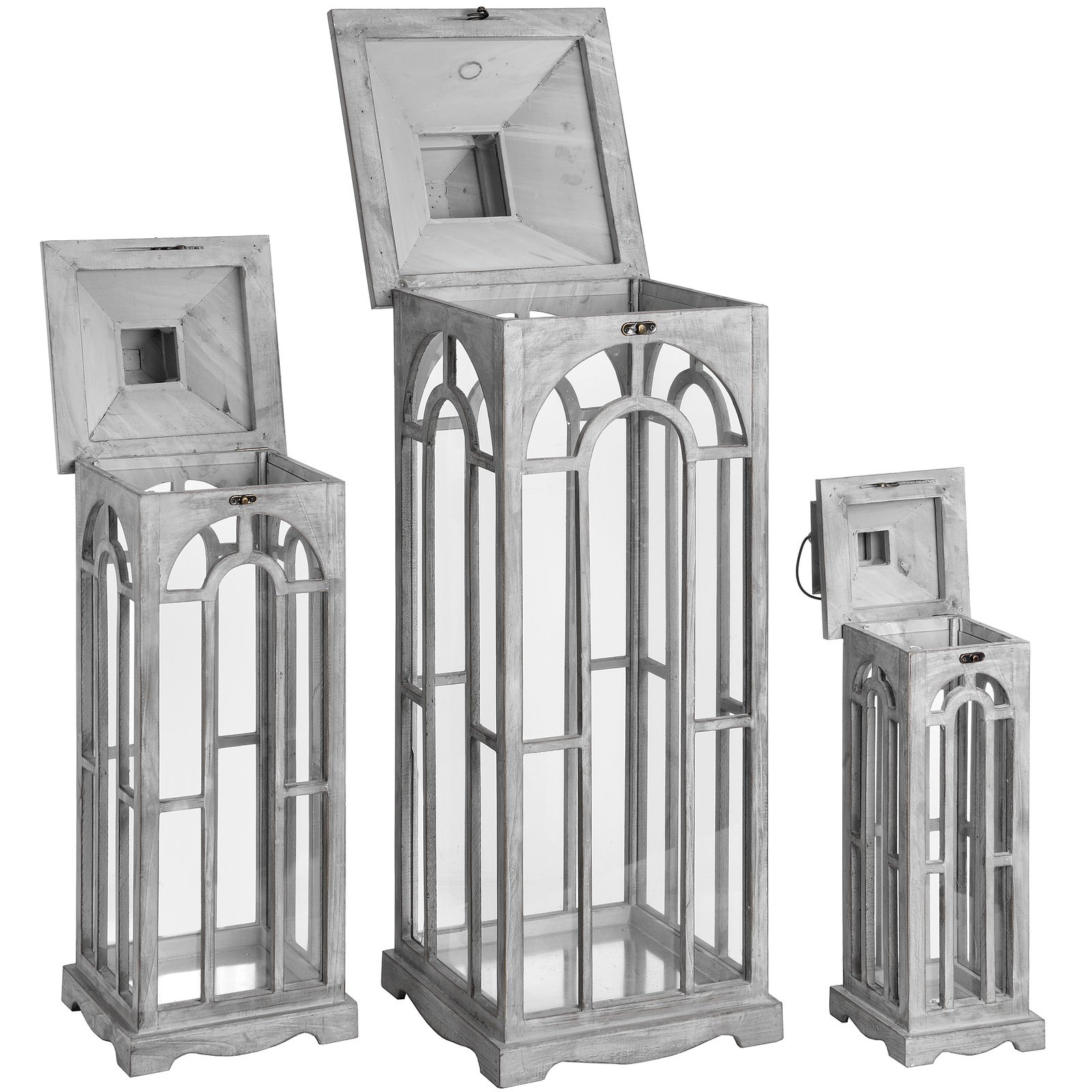 Aveline Wooden Lantern Set - Image 5