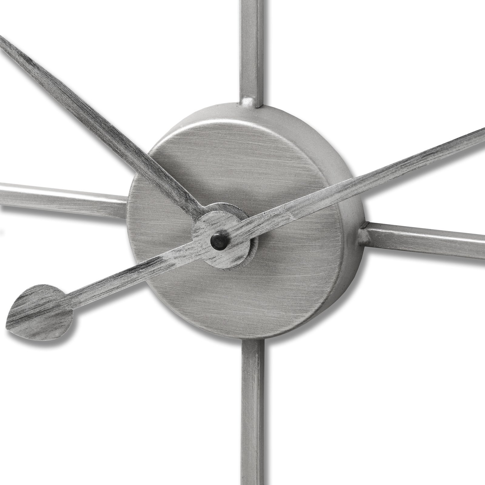 Large Silver Skeleton Wall Clock - Image 3