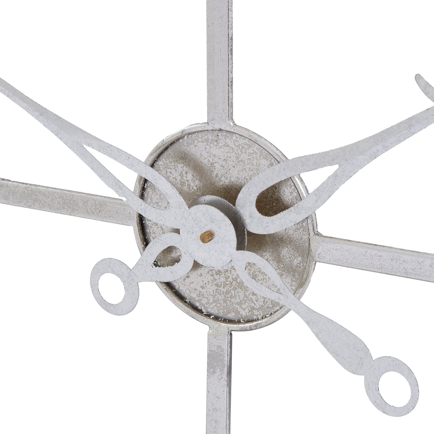 Large Silver Skeleton Wall Clock - Image 3