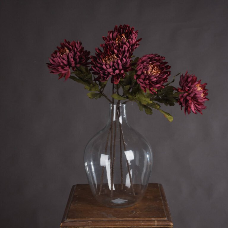 artificial rust spider chrysanthemum