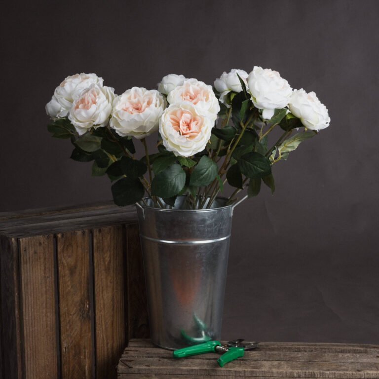 blush artificial rose