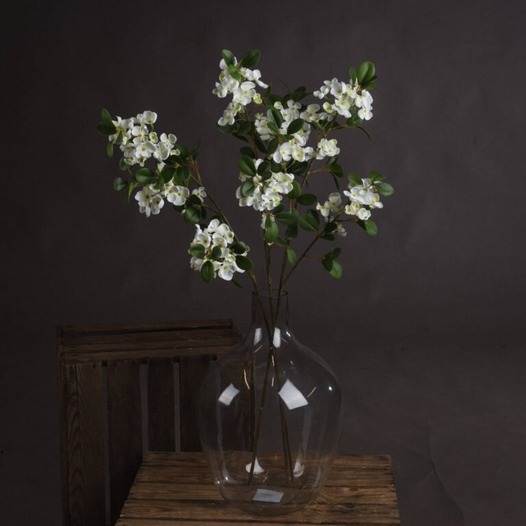 artificial white mock orange stem
