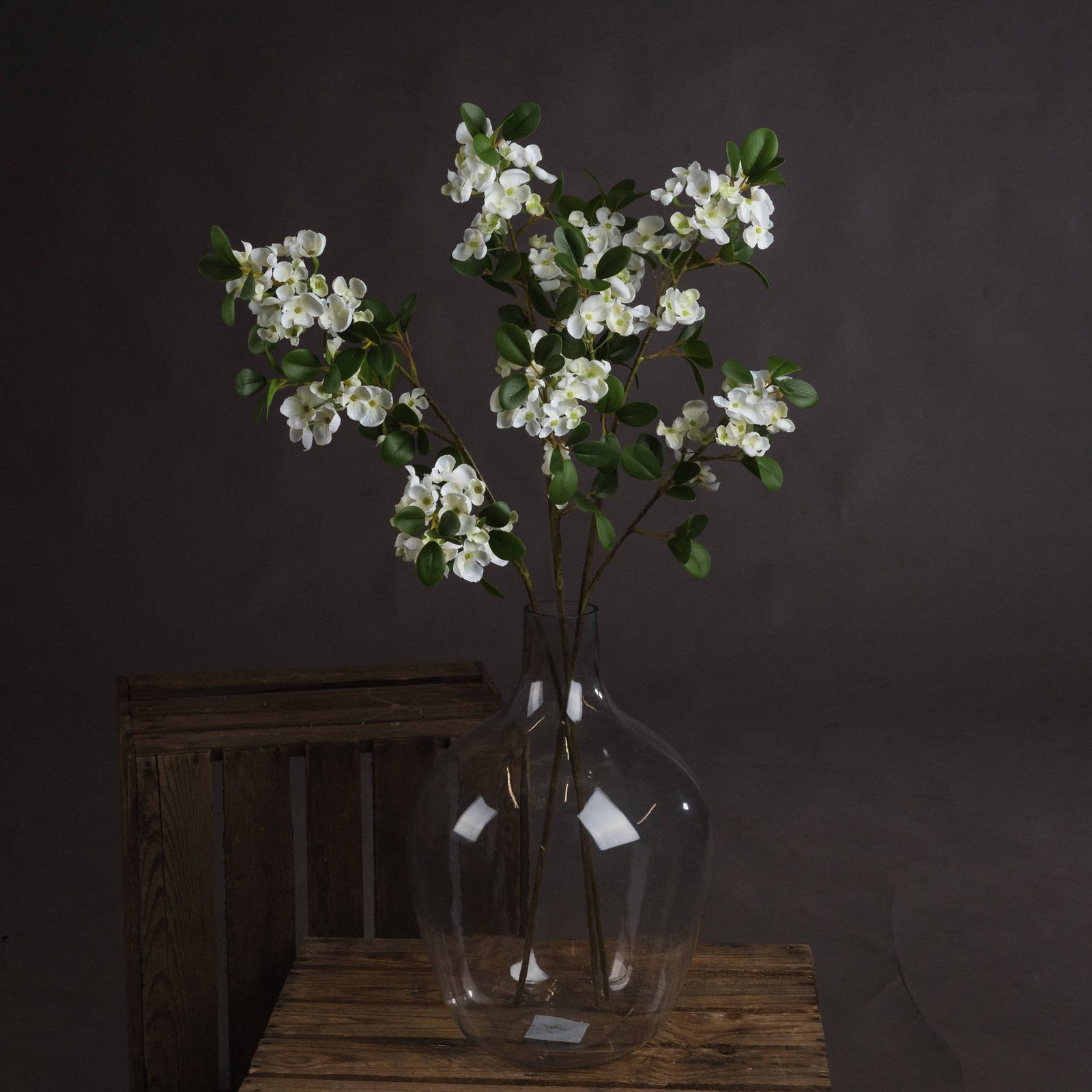 artificial white mock orange stem