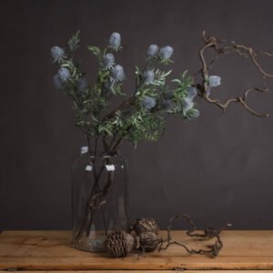 blue artificial thistle
