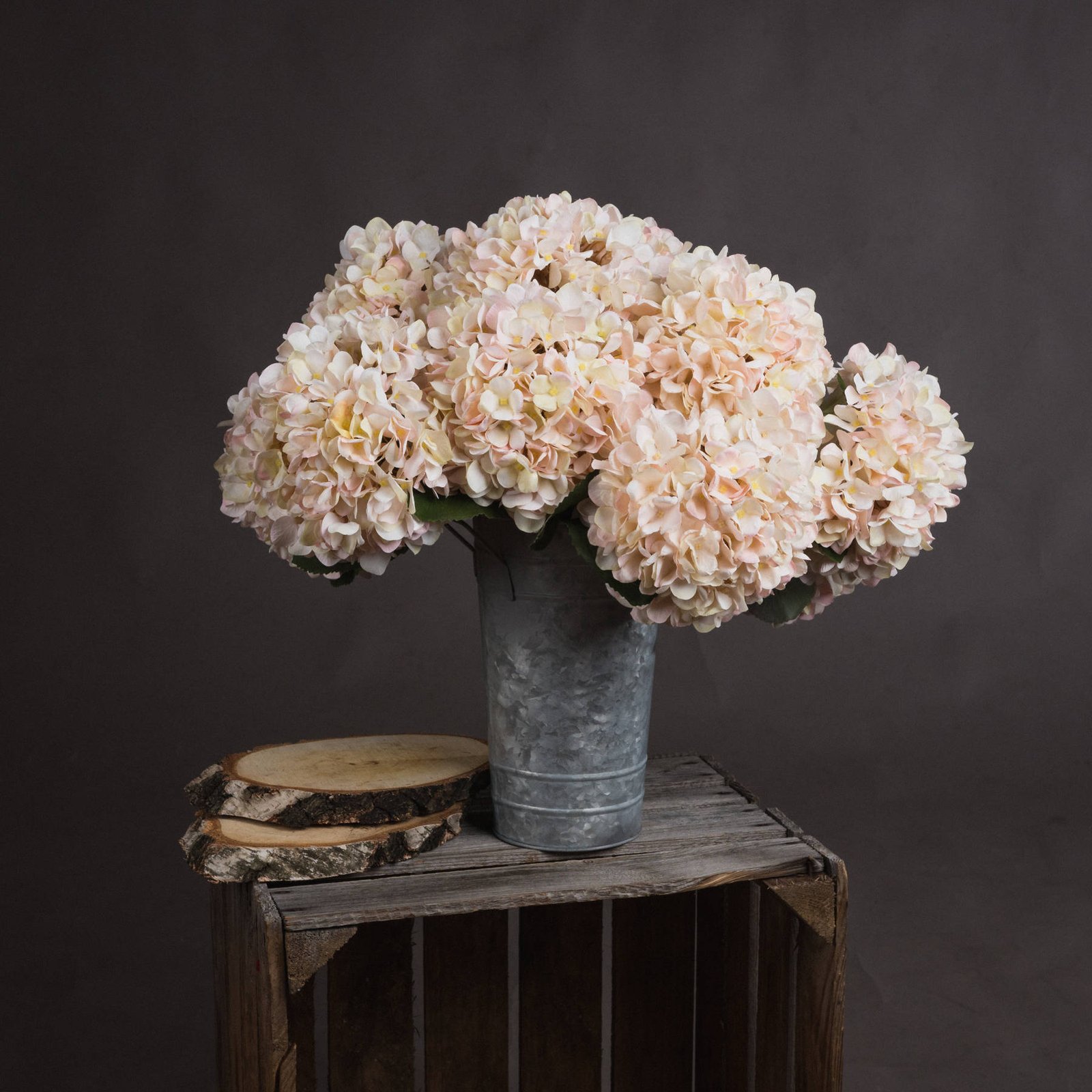 cream artificial hydrangea