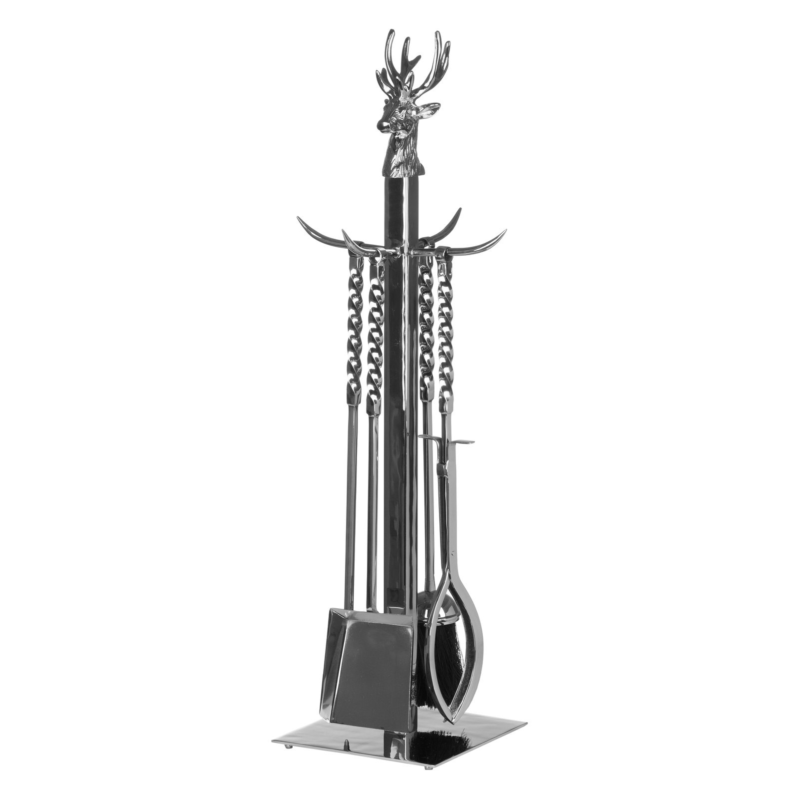 Stag Polished Nickel Companion Set - Image 2