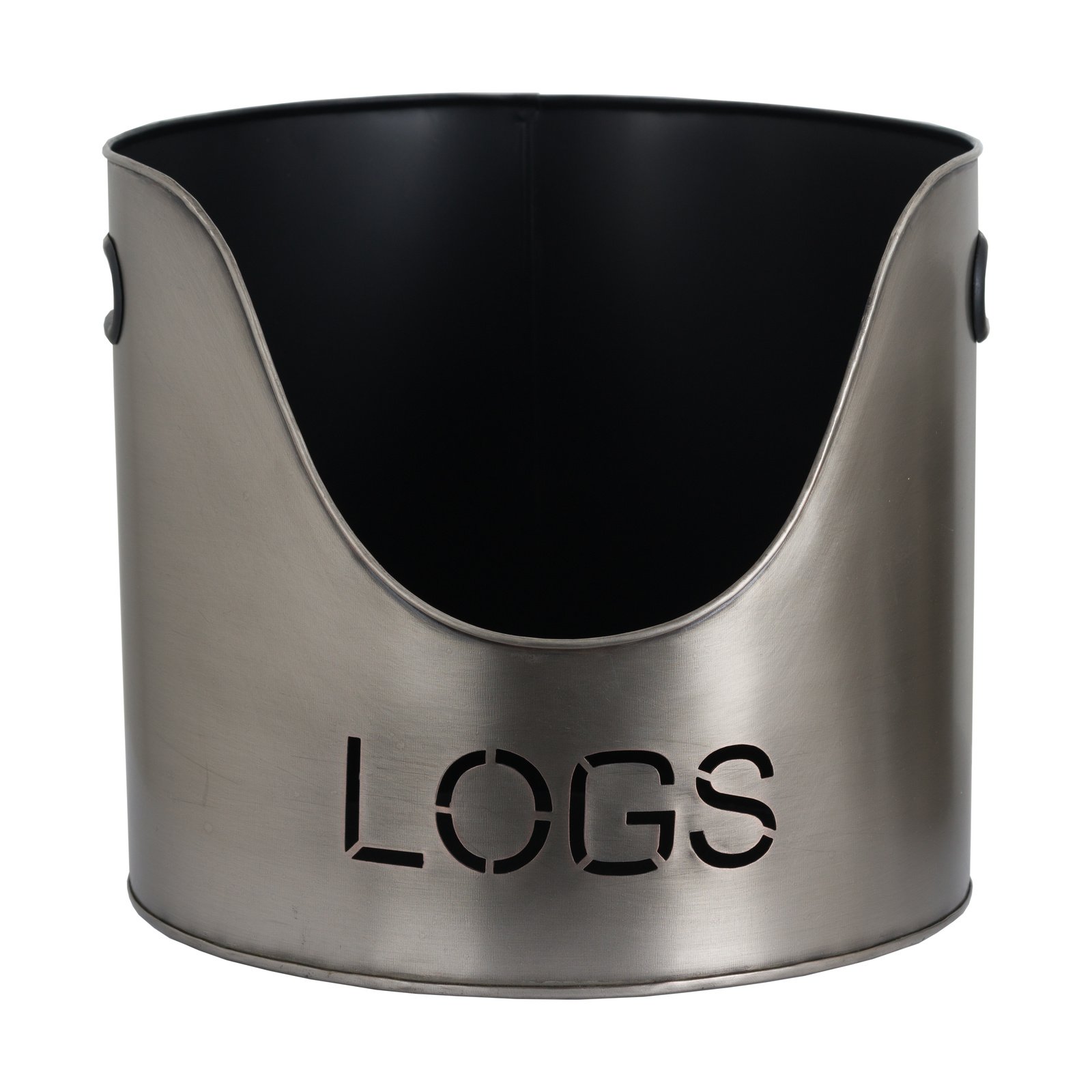 Pewter Log & Kindling Bucket Set - Image 3