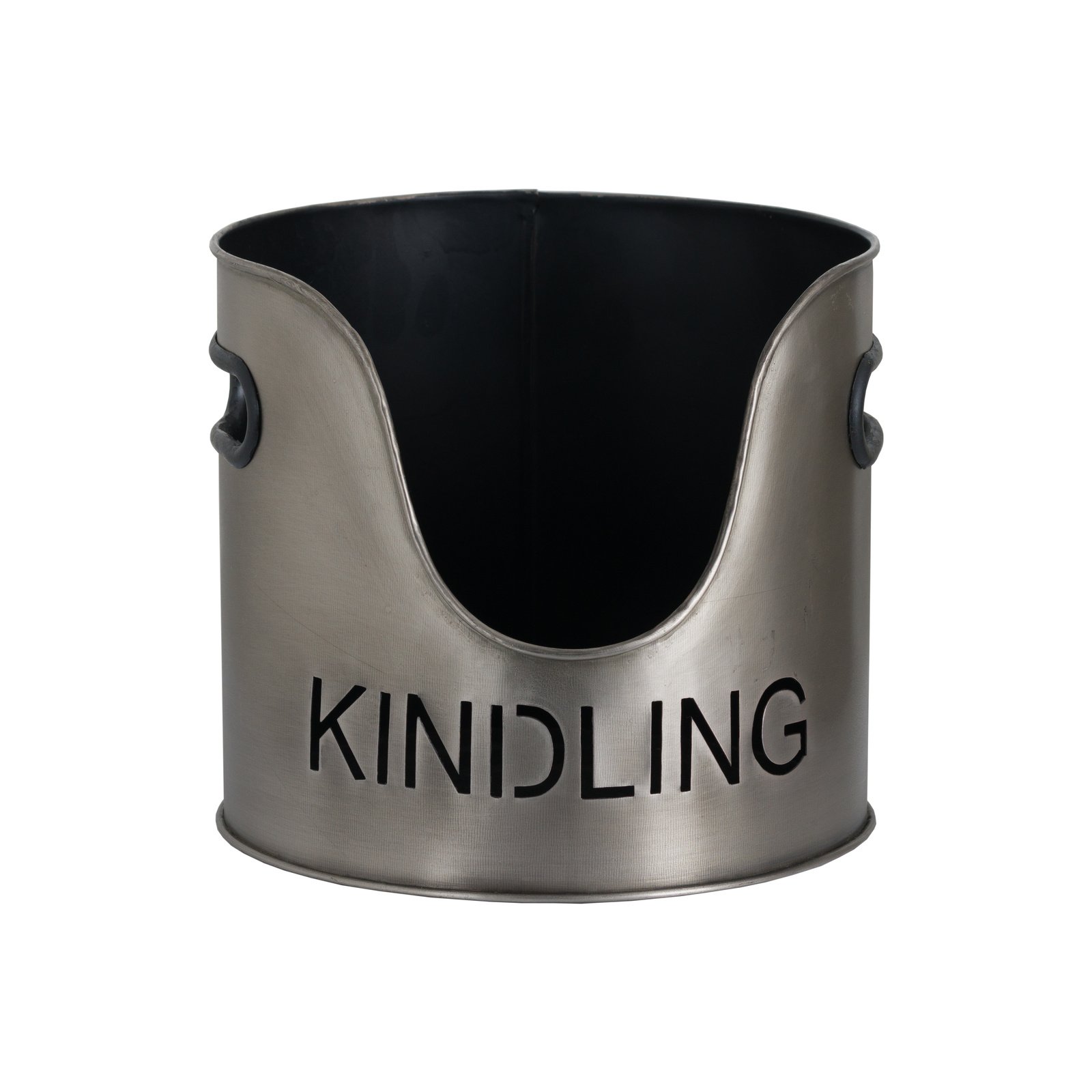 Pewter Log & Kindling Bucket Set - Image 4