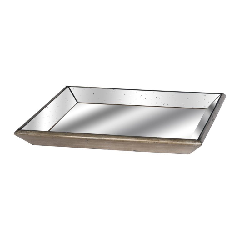 large mirrored decorative tray