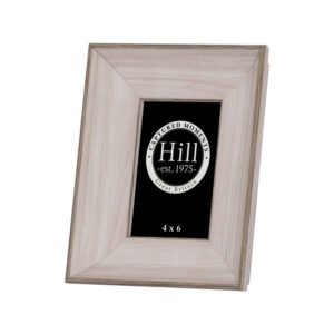 small white wooden picture frame