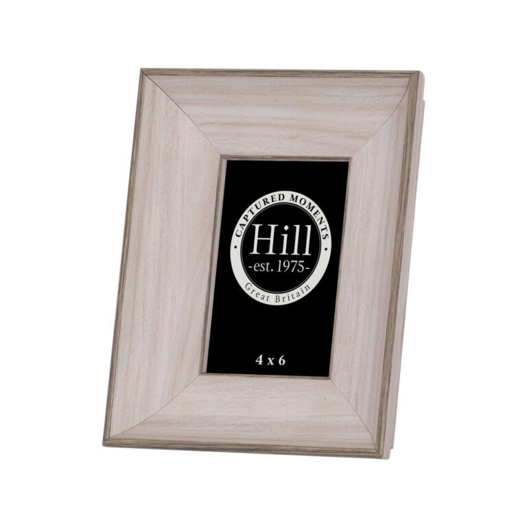 small white wooden picture frame