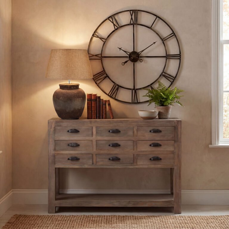aged stone ceramic table lamp