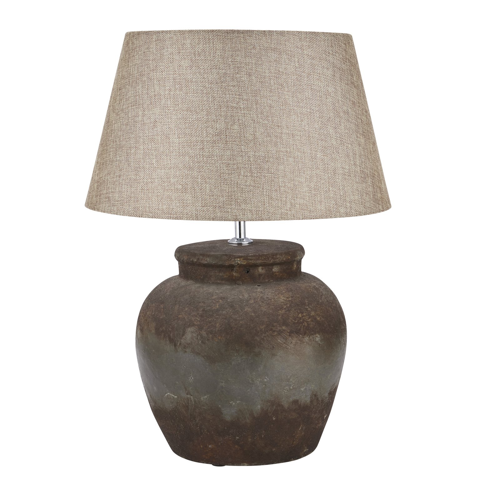 Arterra Aged Stone Ceramic Table Lamp - Image 2