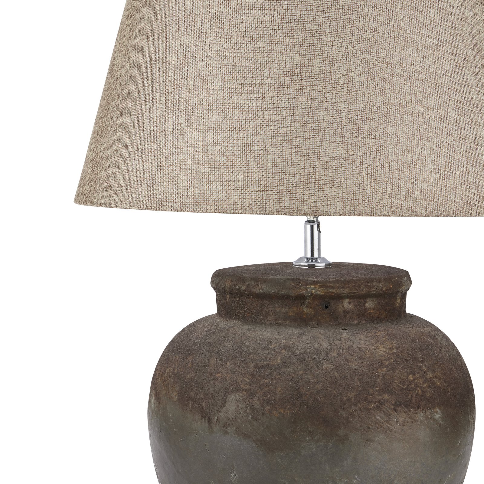 Arterra Aged Stone Ceramic Table Lamp - Image 3
