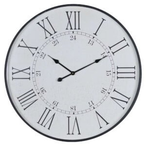 large white wall clock