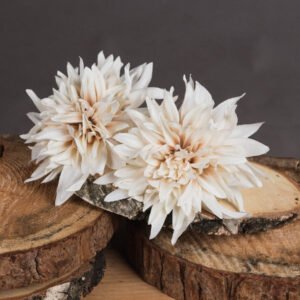 Artificial Café Au Lait Dahlia Stem