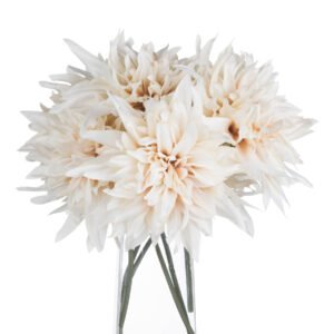 Artificial Café Au Lait Dahlia Stem