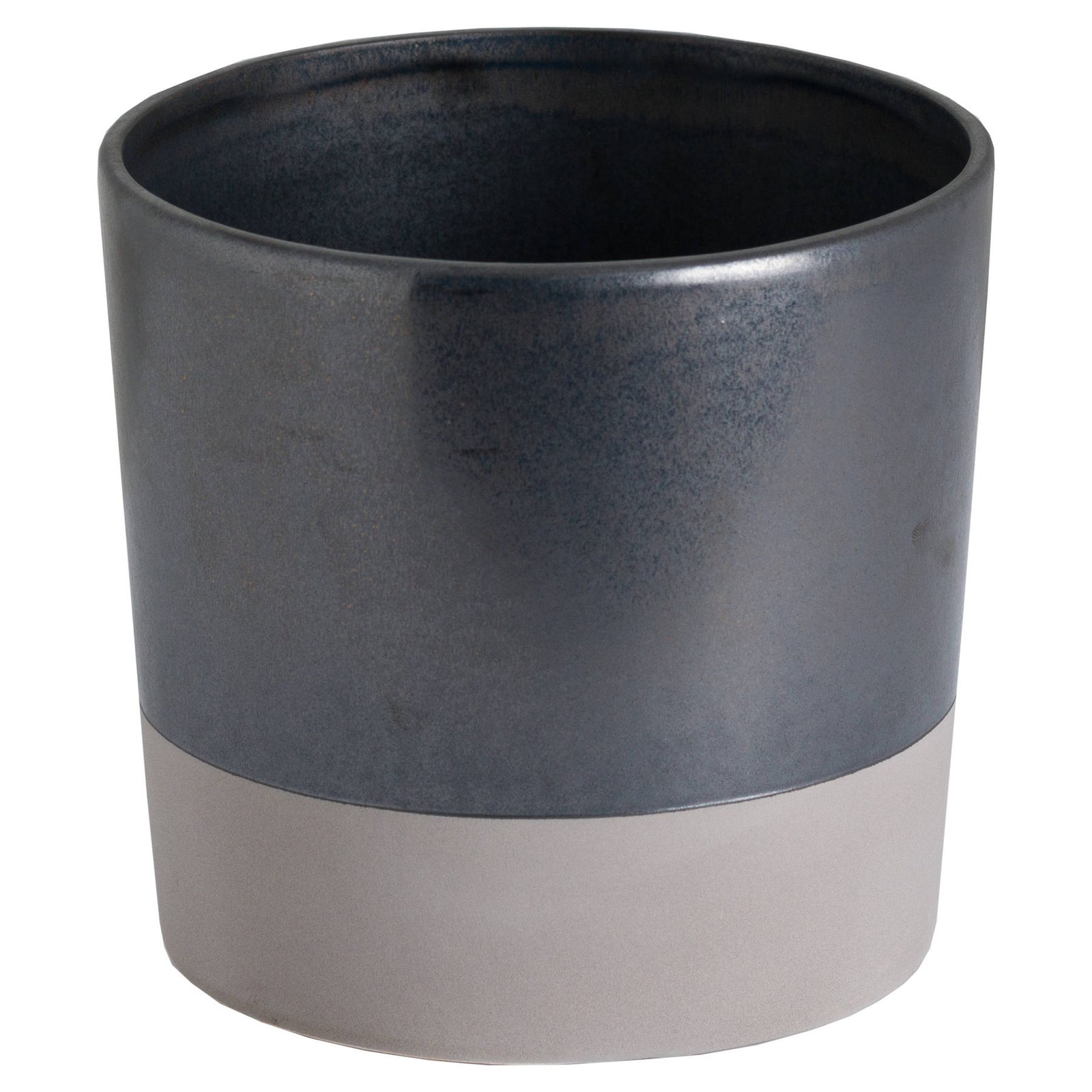 large grey ceramic planter