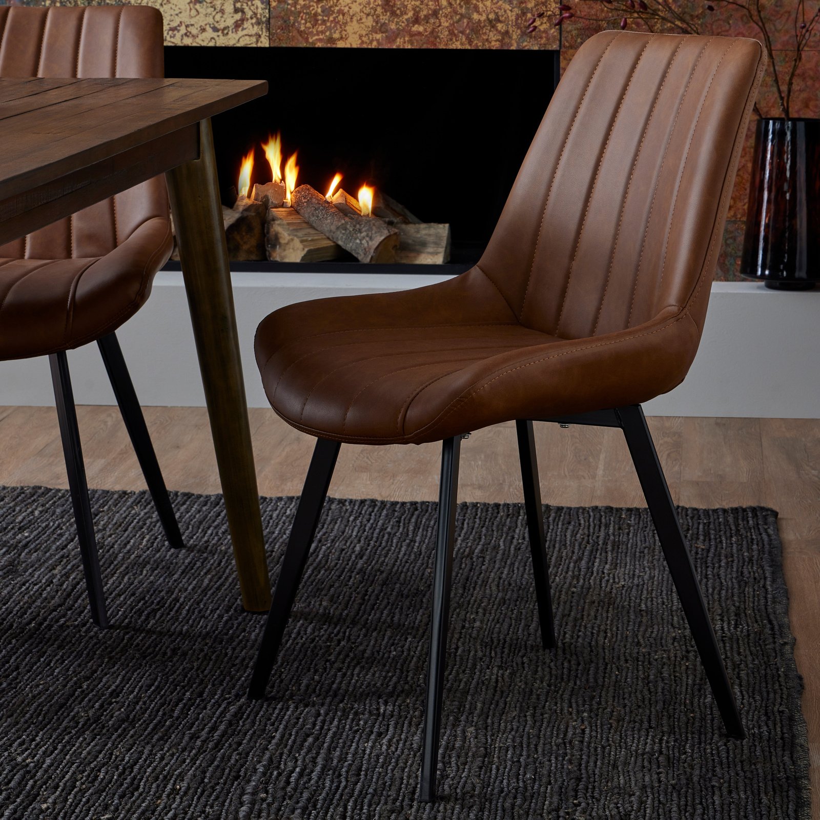 Tan Dining Chair - Image 5