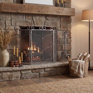 large fire screen