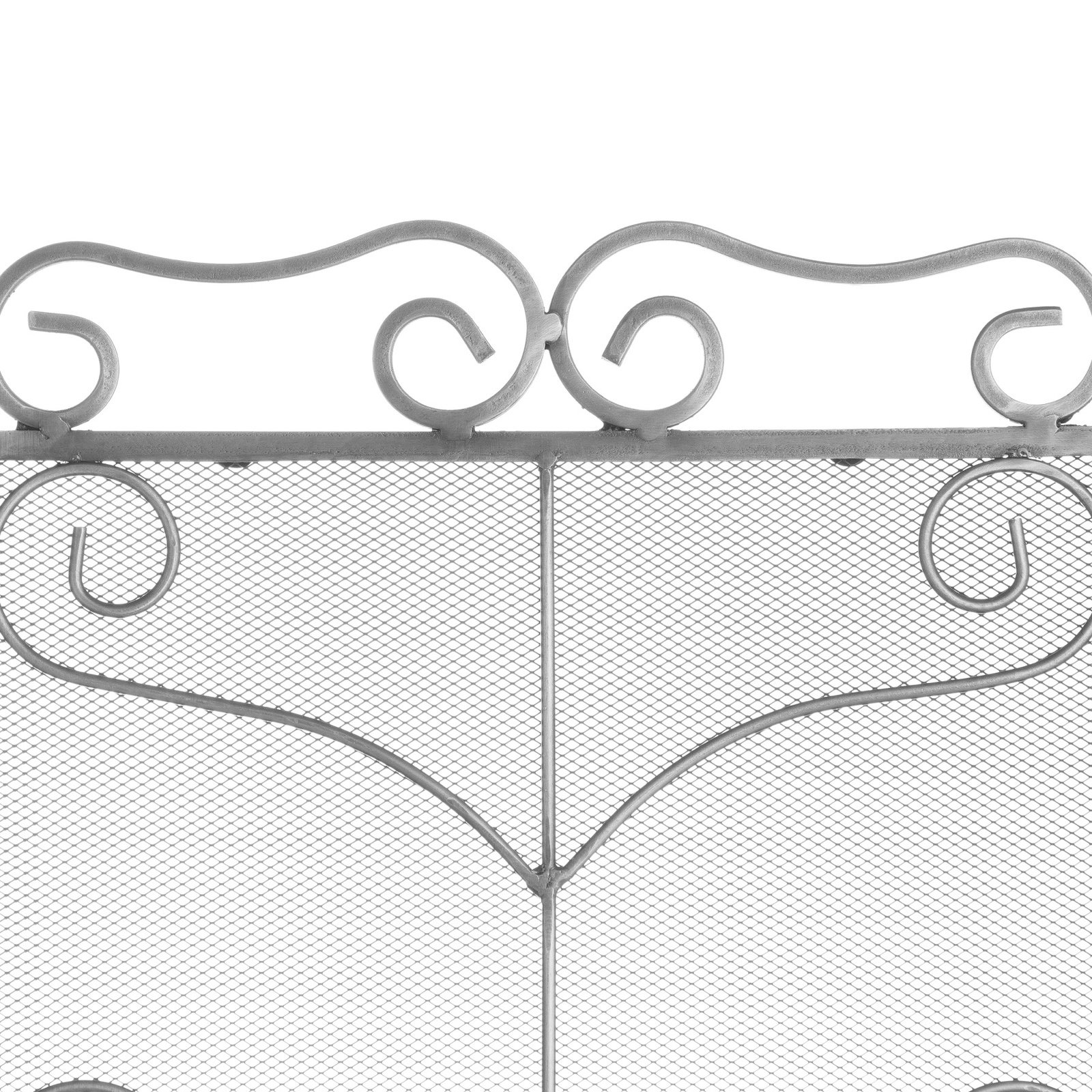 Large Antique Silver Fire Screen - Image 3