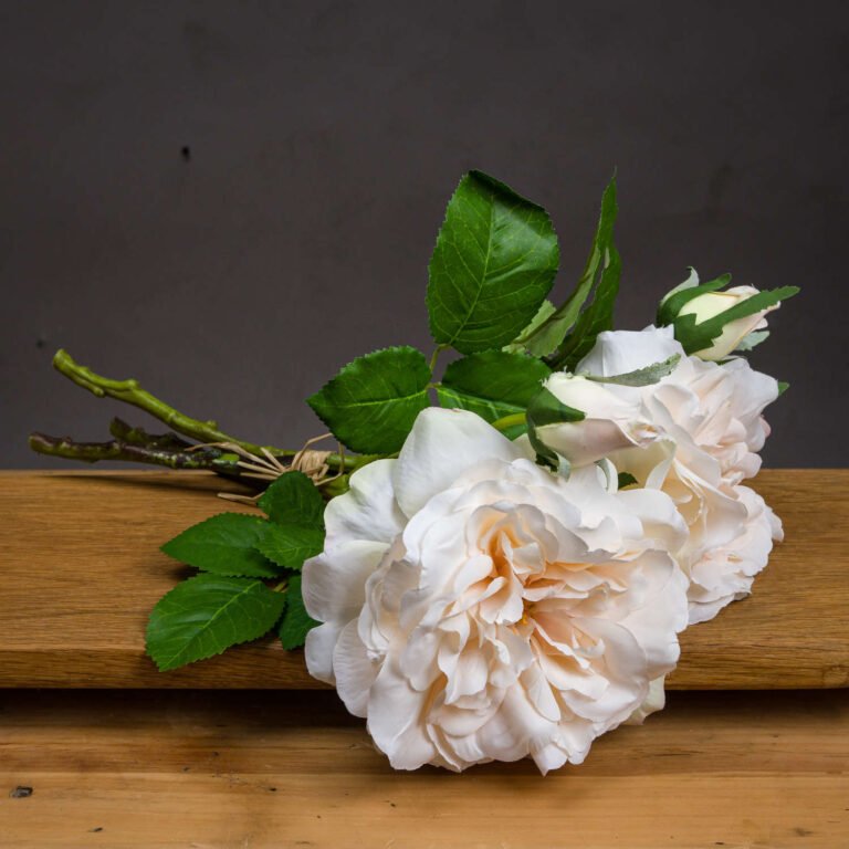 peach cream rose bouquet