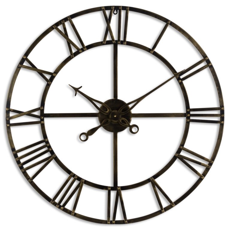 small skeleton wall clock