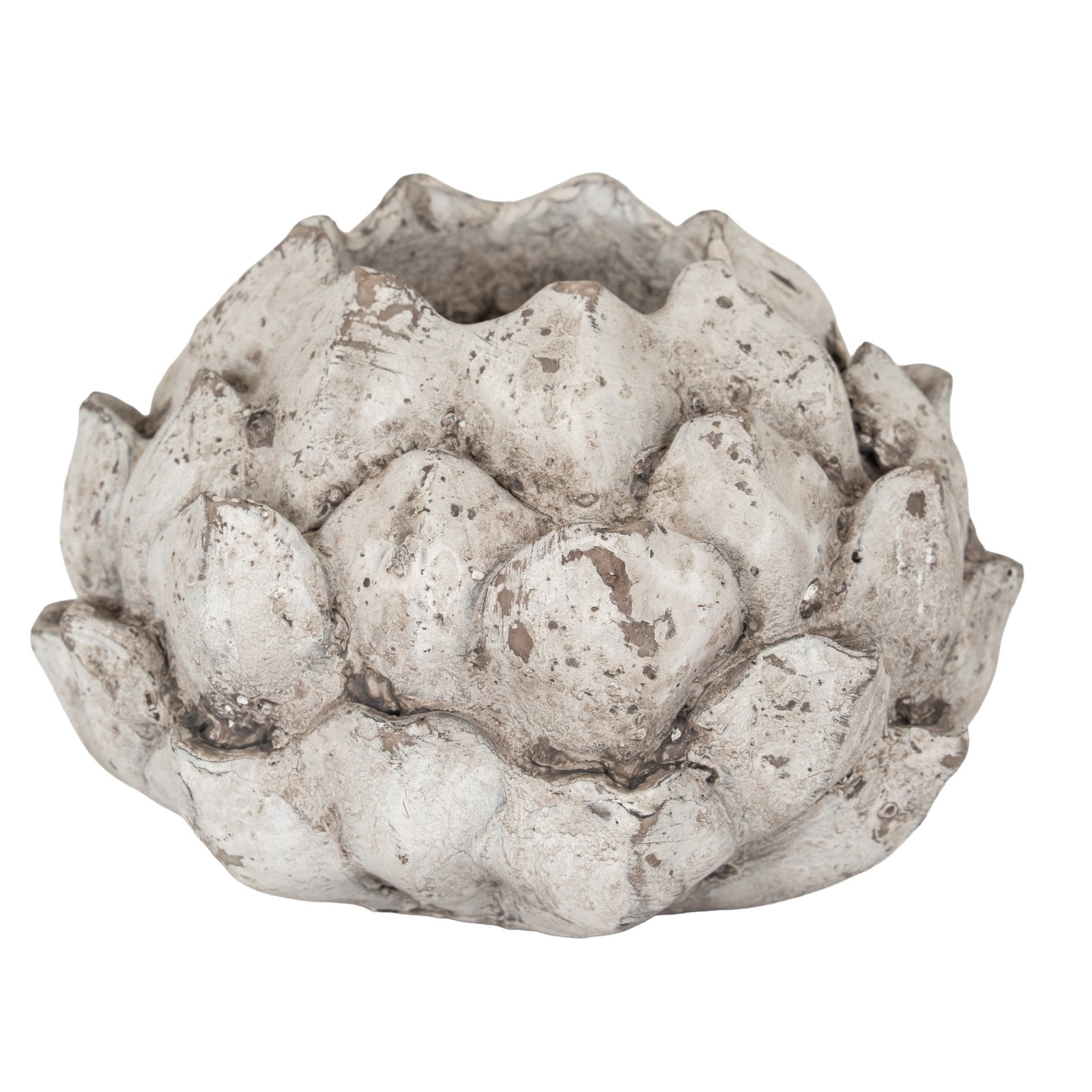 large stone effect tea light holder