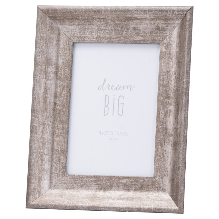 matt silver convex matt silver 5x7 frame