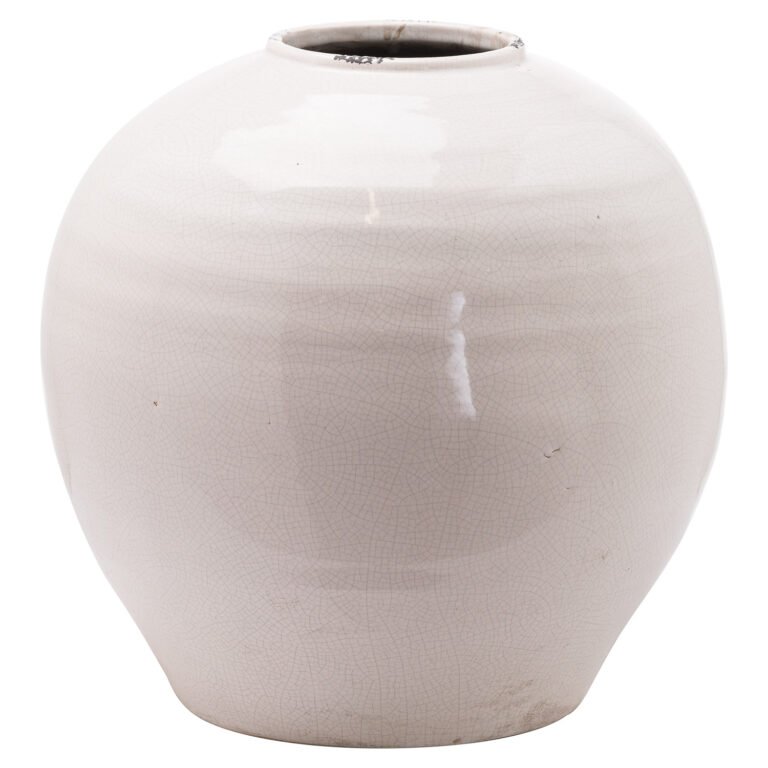 natural glazed large regola vase