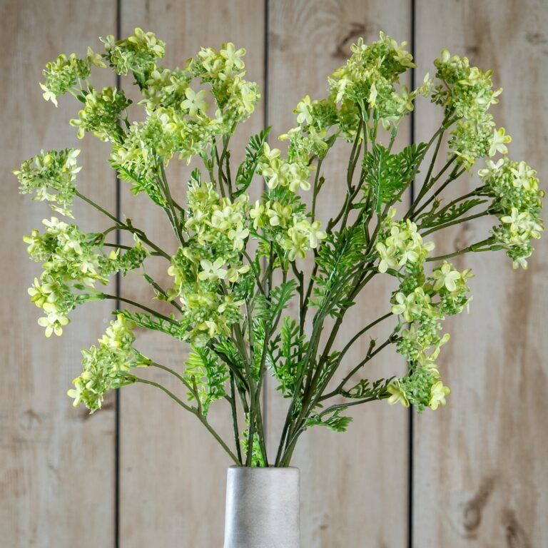 green green plumb blossom spray
