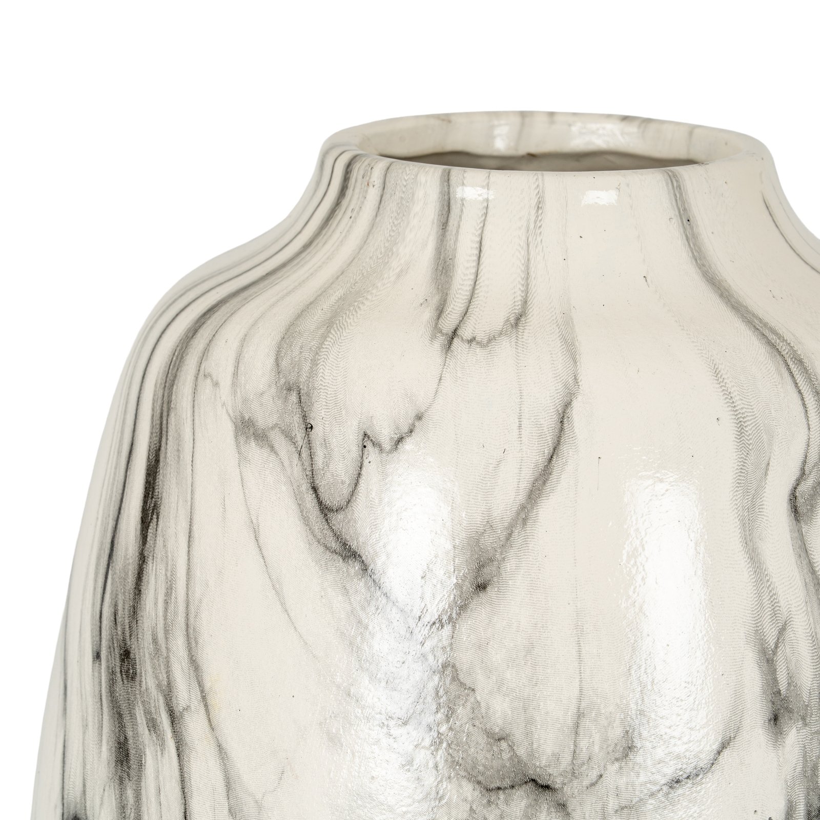 Marble Effect Olpe Vase - Image 3