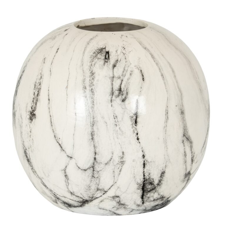 marble effect marble effect pudding vase