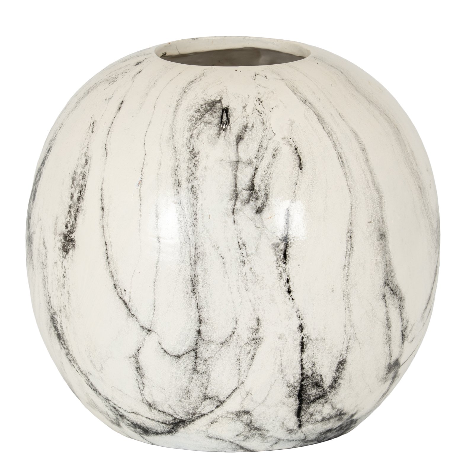 marble effect marble effect pudding vase