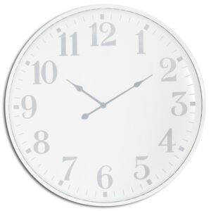 neutral aubrey large wall clock
