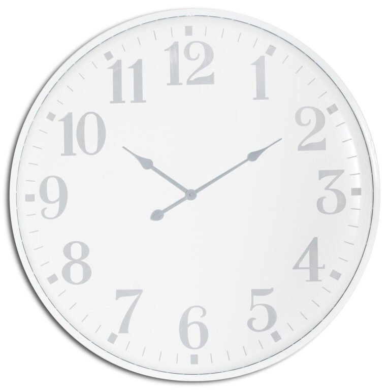 neutral aubrey large wall clock