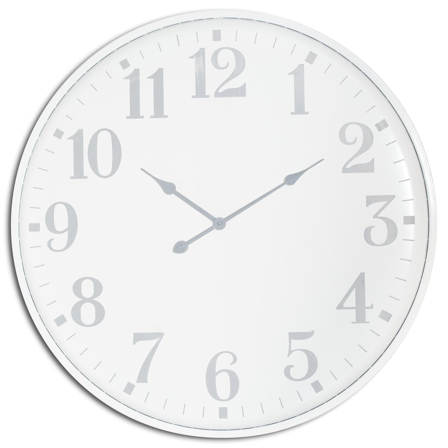 neutral aubrey large wall clock