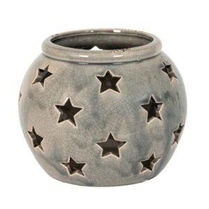 natural garda large star candle lantern