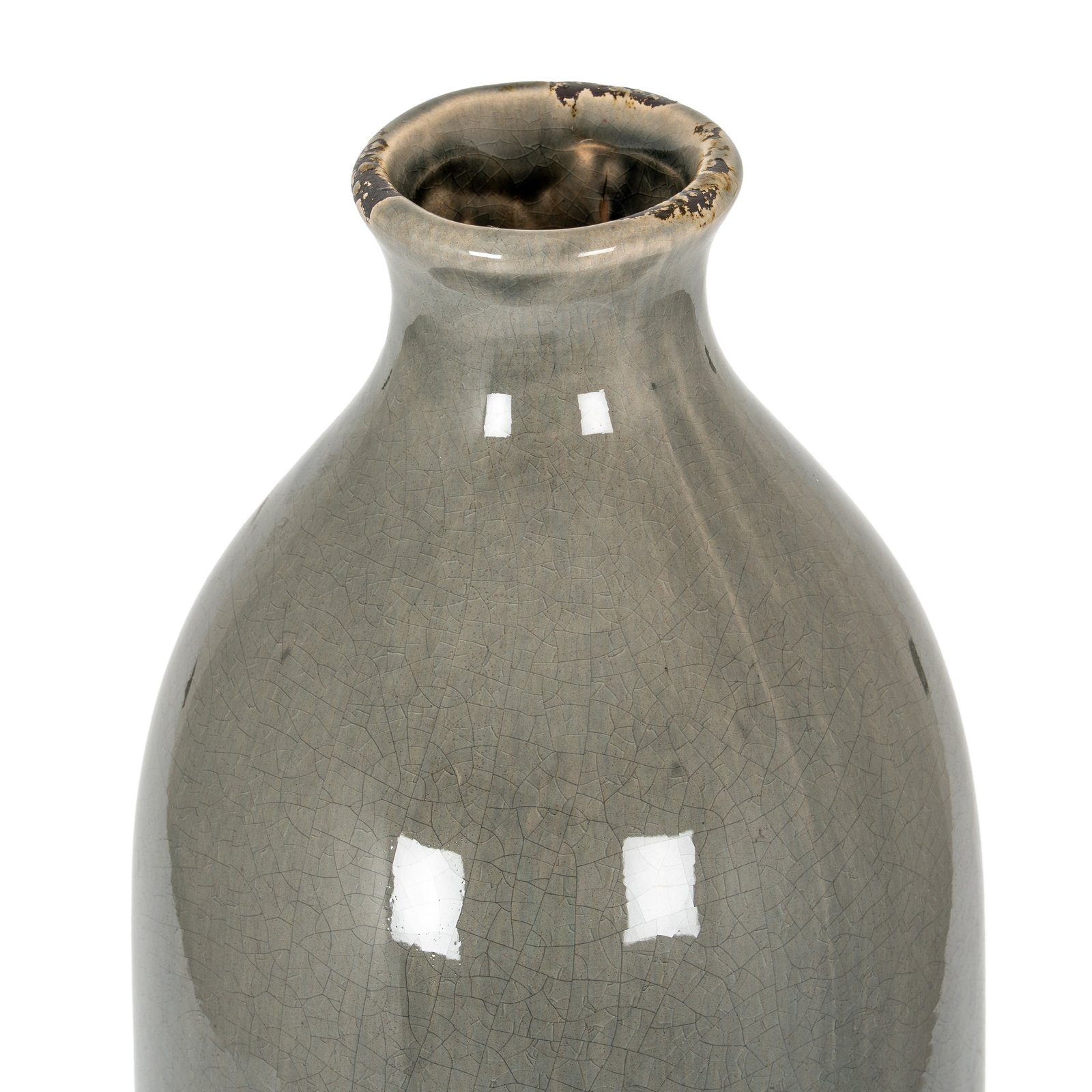 Garda Grey Glazed Gisela Vase - Image 2