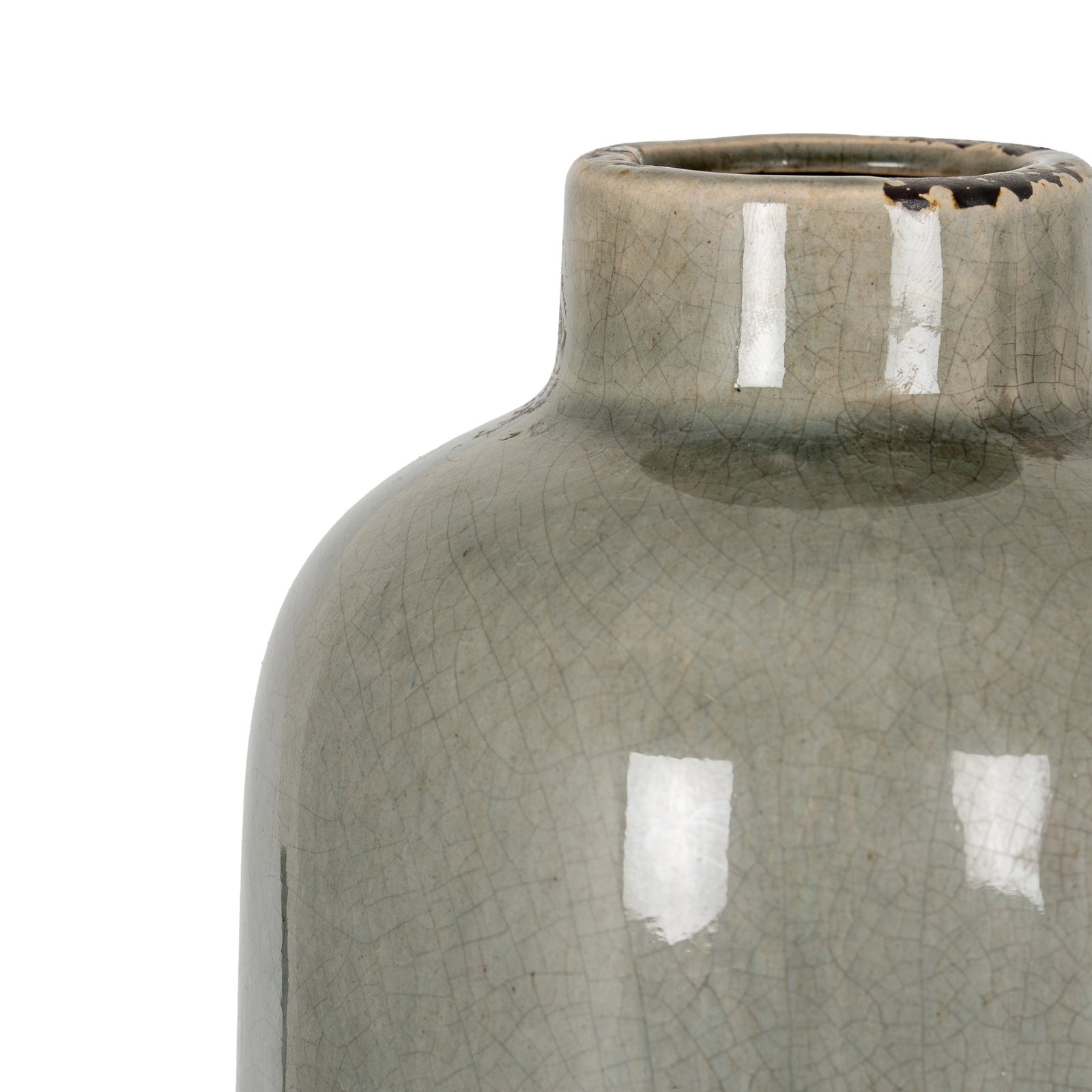 Garda Grey Glazed Raine Vase - Image 3