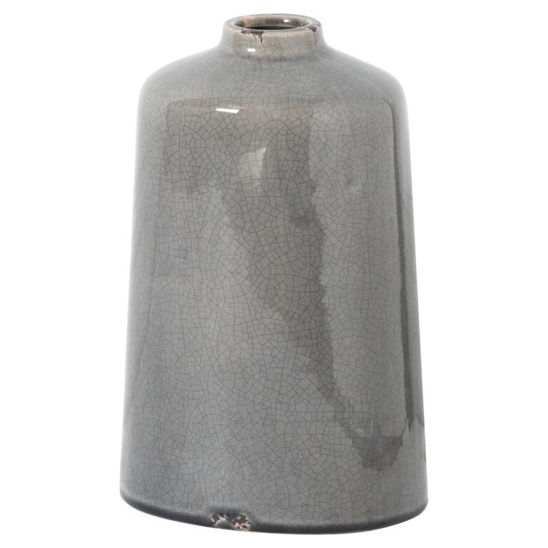 grey garda grey glazed liv vase