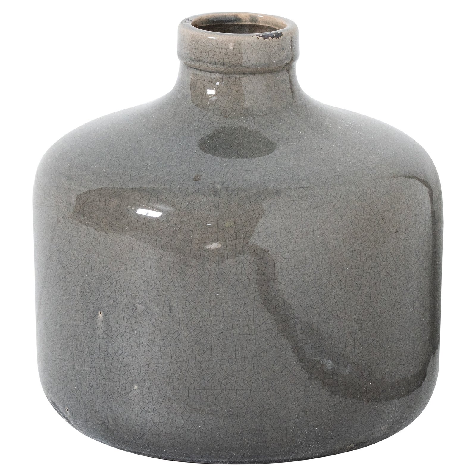 grey garda grey glazed chive vase