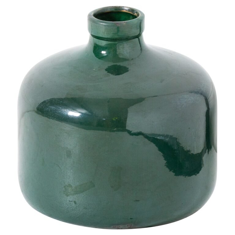 emerald garda emerald glazed eve vase