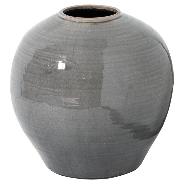 grey garda grey glazed regola vase