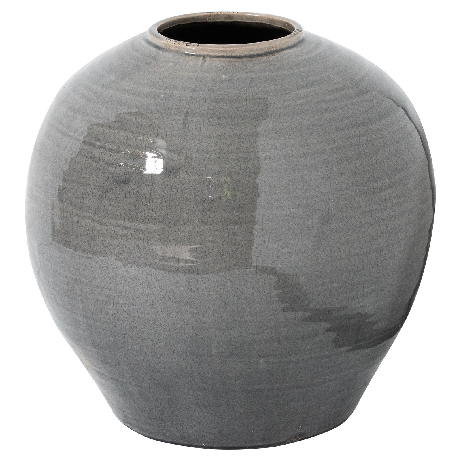 grey garda grey glazed regola vase