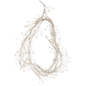 white 2 75m9ft plug in led 8 sequence warm white cluster string