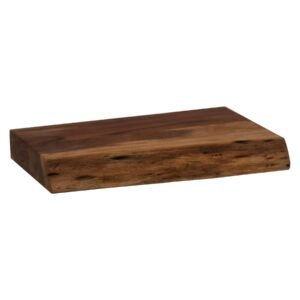 natural chopping board with live edge
