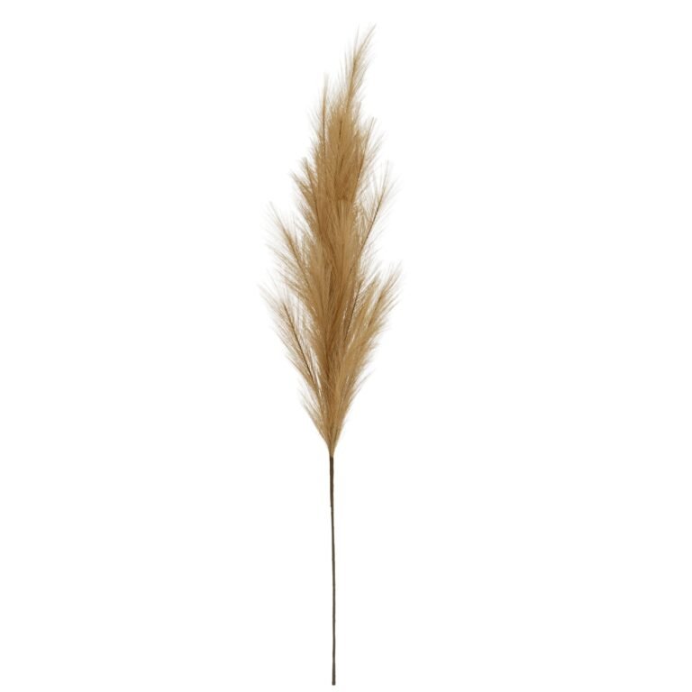 natural large faux pampas grass stem